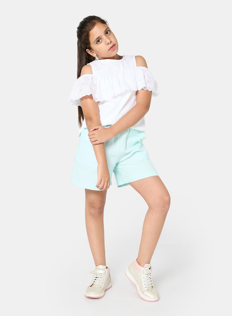 Panco Girls JUNGLE Belt Detailed Shorts - Image 4