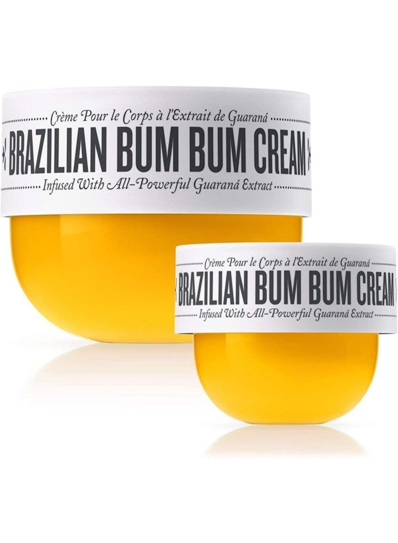 DubaiGallery Brazilian Bum Bum Cream – Fast-Absorbing Firming Body Cream with Guaraná & Cupuaçu Butter – 240mL - Image 2