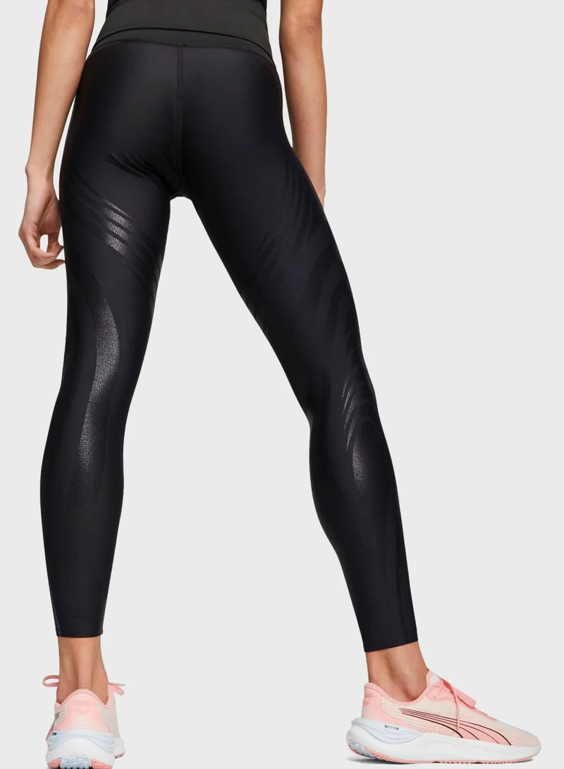 PUMA Eversculpt Shine High Waist Fleece Tights