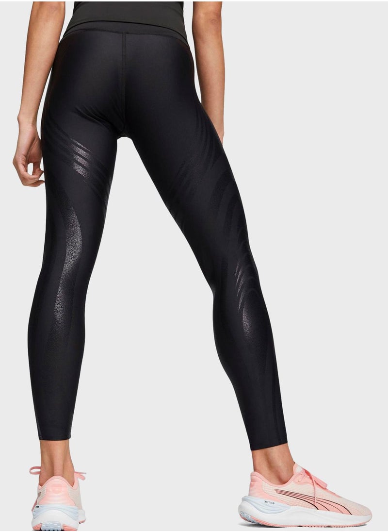 PUMA - Eversculpt Shine High Waist Fleece Tights - Image 1