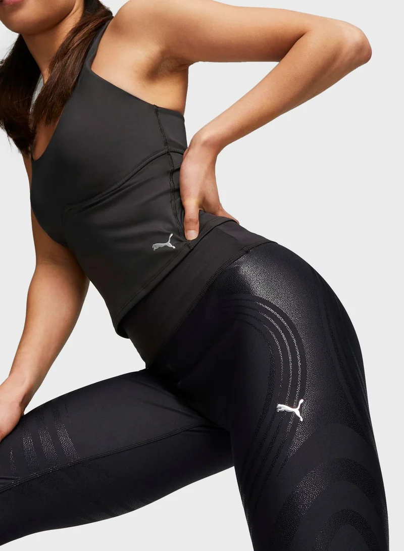 PUMA Eversculpt Shine High Waist Fleece Tights