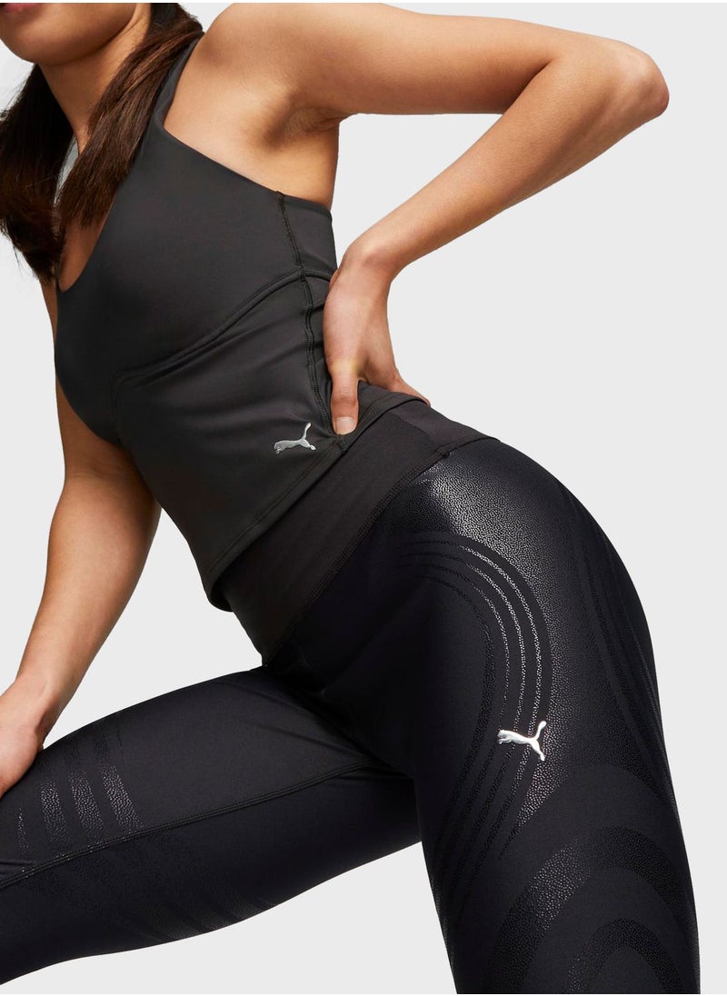PUMA - Eversculpt Shine High Waist Fleece Tights - Image 1