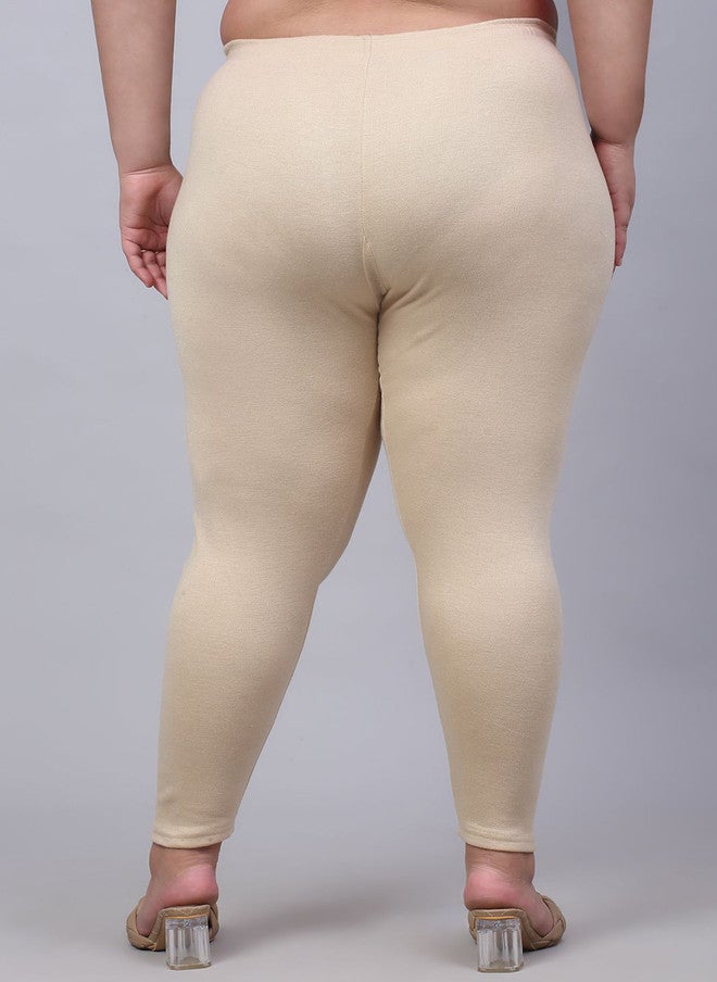 Trend Level Women Solid Ankle-Length Leggings - Image 3