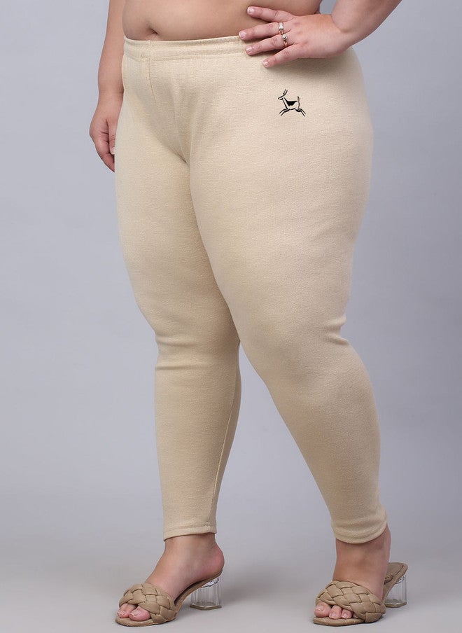 Trend Level Women Solid Ankle-Length Leggings - Image 2