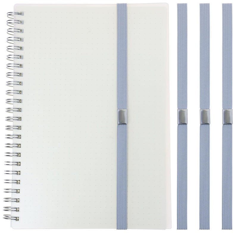 Mini Skater Elastic Planner Bands Book Page Markers for Hardcover Journal Notebook Book Lovers- Stretchy Closure Reading Straps to Holds Planner Closed, Fit Notebooks from 8" to 11” in Height, Pack of - Image 1
