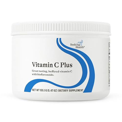 Seeking Health Optimal Vitamin C Plus Physician Formulated Vitamin C Powder with Bioflavinoids Supports Healthy Immune System Vegan and Vegetarian Formula 36 Servings