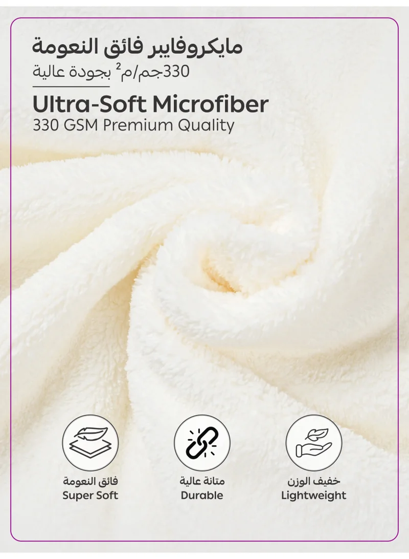 Donetella 1-Pcs Unisex  Bathrobe XXL Size - Kimono Collar, Highly Absorbent, Quick Dry, Soft Spa Robe with Belt & Pockets - Microfiber 330 GSM, Everyday Use