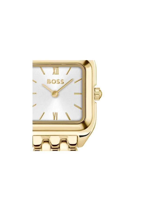 BOSS  BOSS Two Hand Quartz Movement Watch for Women MAE PETITE   Collection with Light Yellow Gold Stainless Steel Bracelet - 1502823 for Women | Best Price UAE