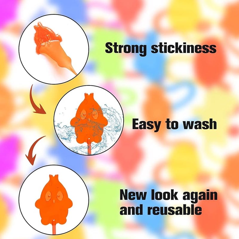 CHHOEAV 36 Pack Easter Sticky Hands Toys, Easter Theme Styles Stretchy Toys Easter Basket Stuffers, Easter Egg Fillers, Party Favors Gifts for Kids Boys Girls - Image 4