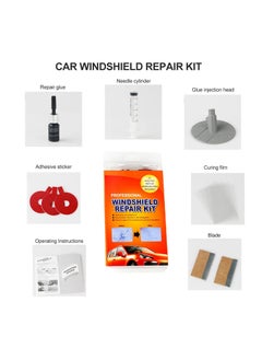 Excefore Fast Repair DIY Car Windshield Repair Kit - Fixes Auto Glass Windshield Crack, Chip, and Scratch - Suitable for Bulls Eyes, Star, Half Moon, and Long Crack Combination Repairs  - Image 4