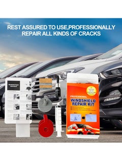Excefore Fast Repair DIY Car Windshield Repair Kit - Fixes Auto Glass Windshield Crack, Chip, and Scratch - Suitable for Bulls Eyes, Star, Half Moon, and Long Crack Combination Repairs  - Image 5