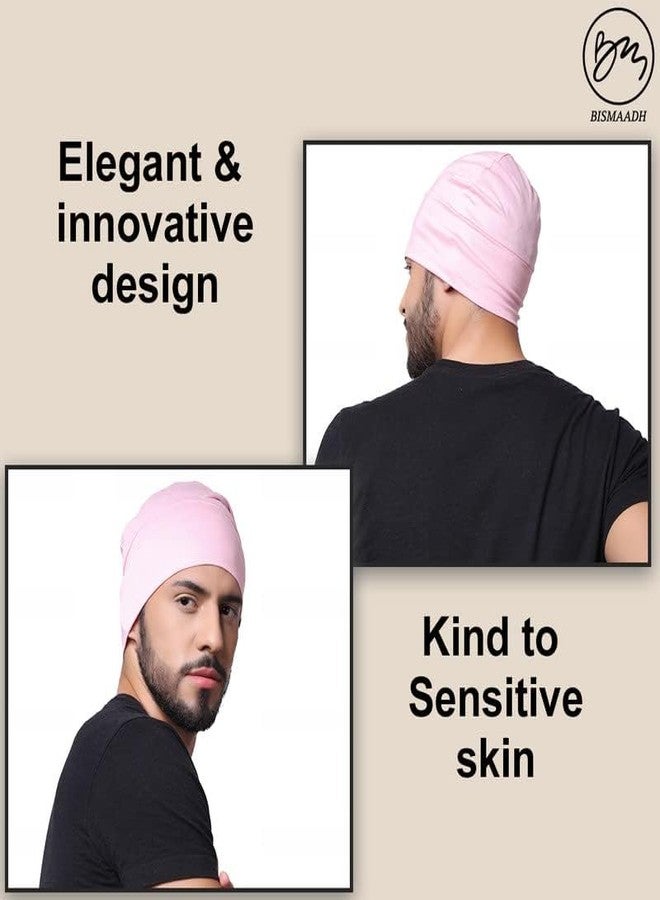 بسماد قبعات بسماذ للعلاج الكيميائي، قبعات نوم، قبعات نوم، قبعات رجالية ونسائية، مصنوعة من قماش الفسكوز الناعم، قبعات لمرضى السرطان - Image 5