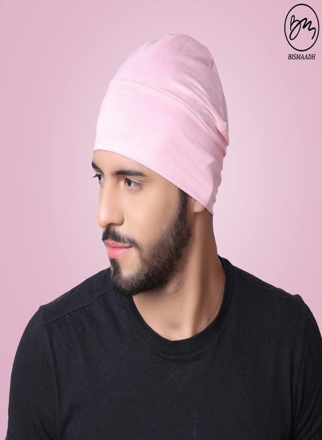 بسماد قبعات بسماذ للعلاج الكيميائي، قبعات نوم، قبعات نوم، قبعات رجالية ونسائية، مصنوعة من قماش الفسكوز الناعم، قبعات لمرضى السرطان - Image 3