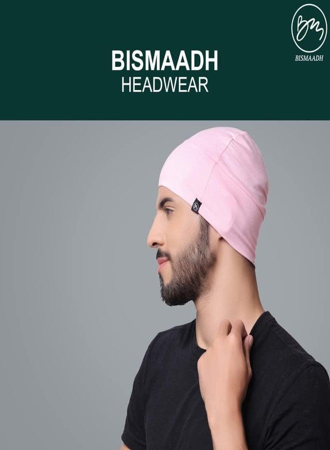 بسماد قبعات بسماذ للعلاج الكيميائي، قبعات نوم، قبعات نوم، قبعات رجالية ونسائية، مصنوعة من قماش الفسكوز الناعم، قبعات لمرضى السرطان - Image 4