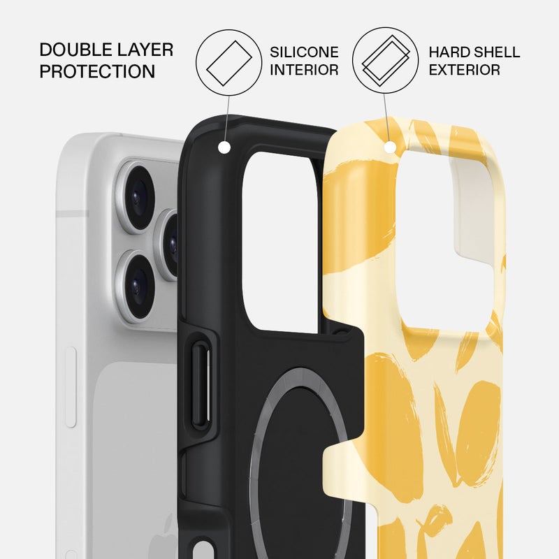 Burga iPhone 17 Pro Lemon Tart Premium Case Compatible with Hybrid Dual-Layer Hard Shell + Silicone Protection - Scratch-Resistant Shockproof Mobile Cover - Image 2