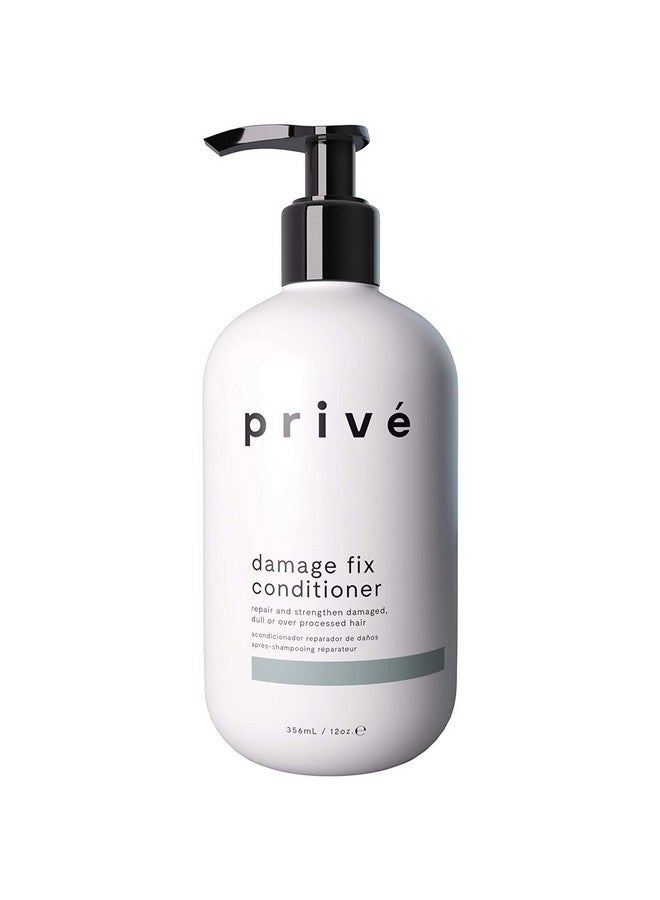 PRIVE Privé Damage Fix Conditioner Repair And Strengthen Damaged Dull Or Over Processed Hair From Within Natural Ingredients Vegan Crueltyfree Colorsafe Hair Conditioner For Dry Hair - Image 1