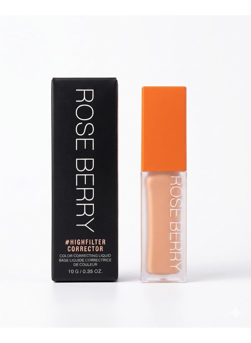 Rose Berry Liquid Concealer by Hi-Filter, 10g, Shade 01 Light Peach - Image 5