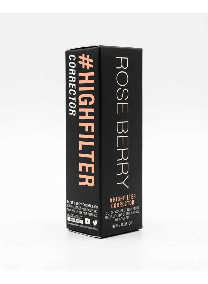 Rose Berry Liquid Concealer by Hi-Filter, 10g, Shade 01 Light Peach - Image 4