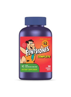 Flintstones Vitamins Flintstones Chewable Kids Vitamins, Complete Multivitamin for Kids and Toddlers with Iron, Calcium, Vitamin C, Vitamin D & more, 180 count (Packaging May Vary)  - Image 1