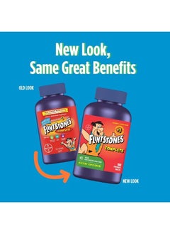Flintstones Vitamins Flintstones Chewable Kids Vitamins, Complete Multivitamin for Kids and Toddlers with Iron, Calcium, Vitamin C, Vitamin D & more, 180 count (Packaging May Vary)  - Image 2