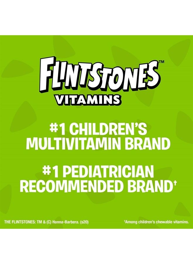 Flintstones Vitamins Flintstones Chewable Kids Vitamins, Complete Multivitamin for Kids and Toddlers with Iron, Calcium, Vitamin C, Vitamin D & more, 180 count (Packaging May Vary)  - Image 3