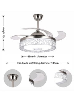 Ceiling Light Fan With Bluetooth Connceting Speaker Tri Colour Temprature Adjustment Fan Six Wind Speed,Reverse Function Modern Technology Fan,Living - pzsku/Z8191ABB9D81D40742668Z/45/_/1738310154/1776857c-57cc-43d5-a0cf-71e7a542798a