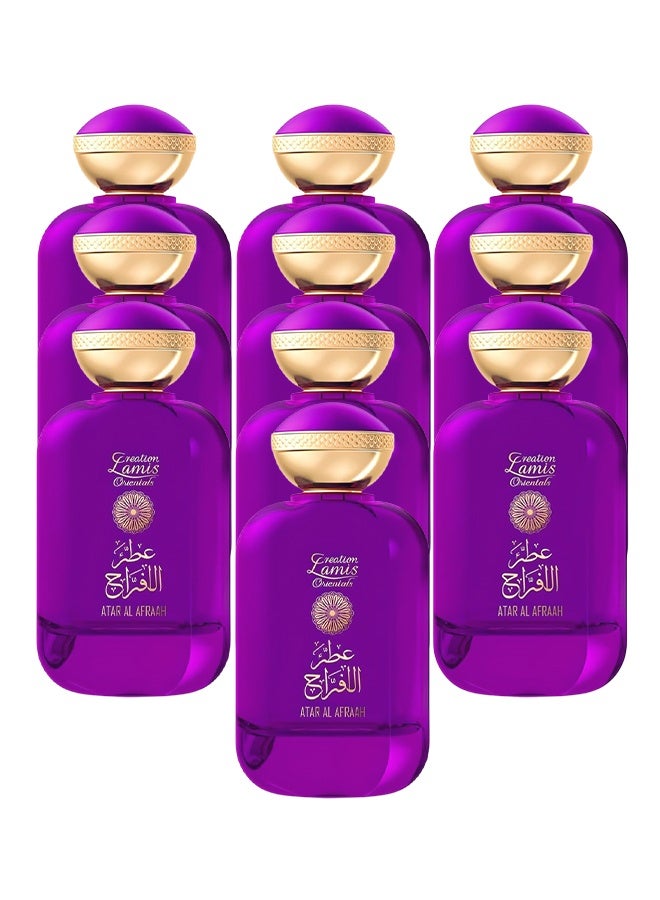 Oriental 10 Pieces Atar Al Afraah Perfume For Women 100ml EDP - Image 1