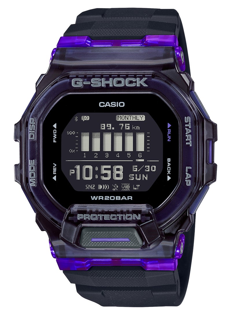 G-Shock GBD200SM-1A6 Digital Dial Black Resin Strap Men's Watch - Image 1