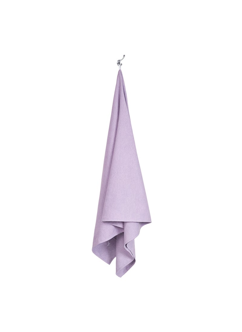 Dock & Bay Dock & Bay Beach Towel, Super Absorbent, Quick Dry, Sand Free, Compact & Lightweight, 100% Recycled Materials, Includes bag - Large (160x90cm) - MEADOW LILAC  - Image 3