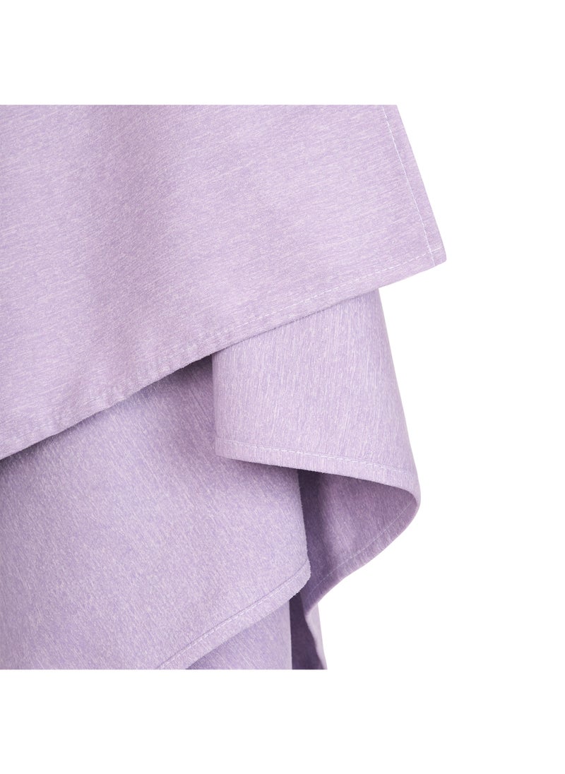 Dock & Bay Dock & Bay Beach Towel, Super Absorbent, Quick Dry, Sand Free, Compact & Lightweight, 100% Recycled Materials, Includes bag - Large (160x90cm) - MEADOW LILAC  - Image 2