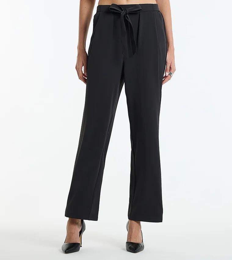 BCBG BCBG Detachable Belt Straight Pants