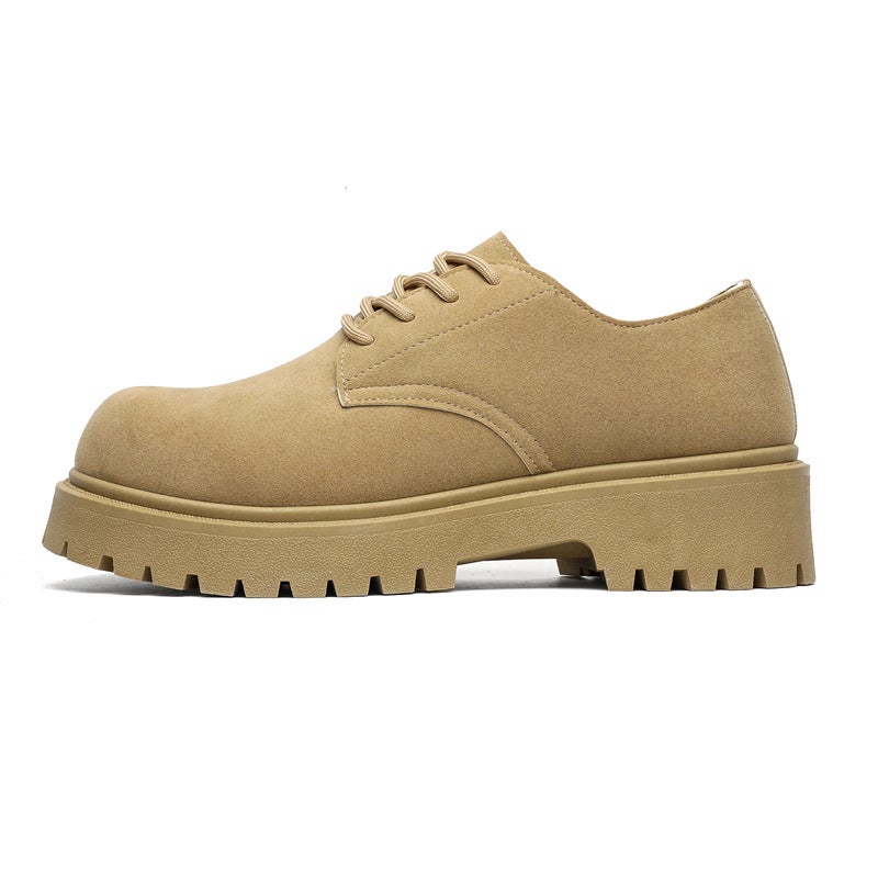 Men's Derby Shoes Low-Top Casual Lace-Up Boots - Image 5