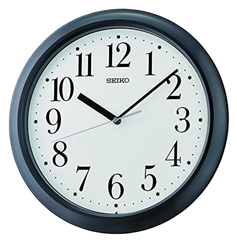 Seiko Yori Wall Clock Metallic Black - Image 1