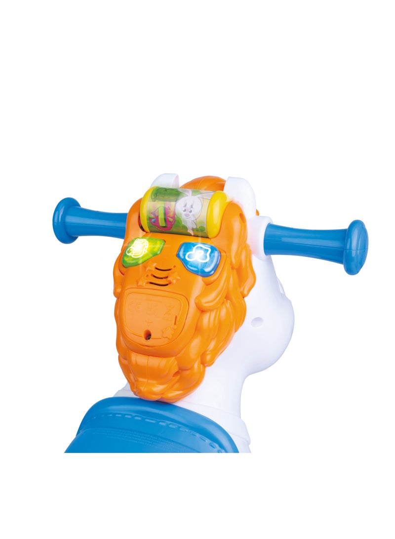 Winfun Junior Rider Rocking Horse â€“ 2-in-1 Ride-On & Rocker with Lights, Sounds & Motion Sensor | Ride-On Toy â€“ Light-Up Buttons, Motion Sensor & Sound Effects | For Toddlers Ages 12â€“36â€¯Months - Image 4