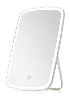 Arabest Makeup Mirror with Lights USB Rechargeable Vanity Mirror Touch Adjustable 3 Color Lighting Modes Lighted Makeup Mirror LED Brightness Adjustable Portable Makeup Mirror for Makeup Desk  - Image 1