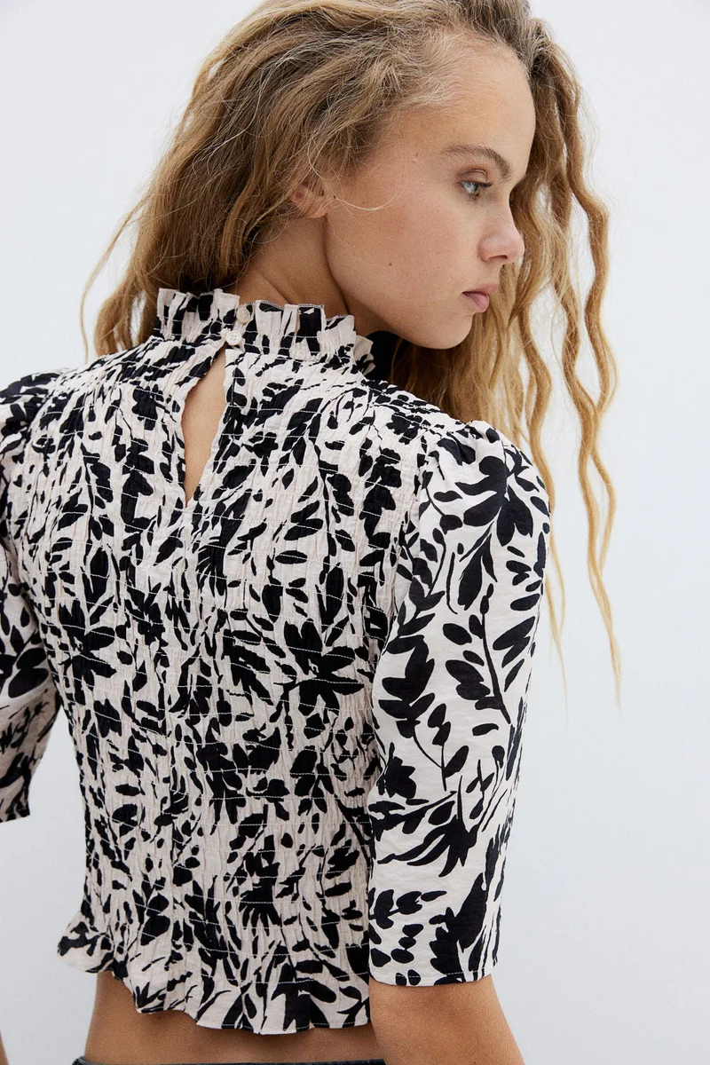 اتش اند ام Smocked Blouse