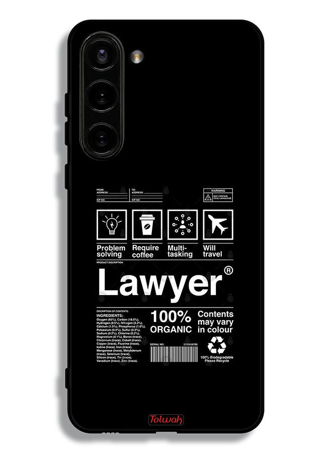 Tolwak Samsung Galaxy S23 Plus 5G Protective Case Cover Lawyer Sticker - Image 3
