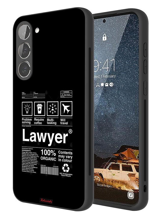 Tolwak Samsung Galaxy S23 Plus 5G Protective Case Cover Lawyer Sticker - Image 1