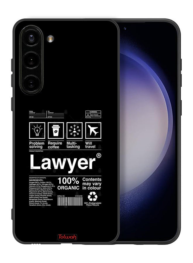 Tolwak Samsung Galaxy S23 Plus 5G Protective Case Cover Lawyer Sticker - Image 2