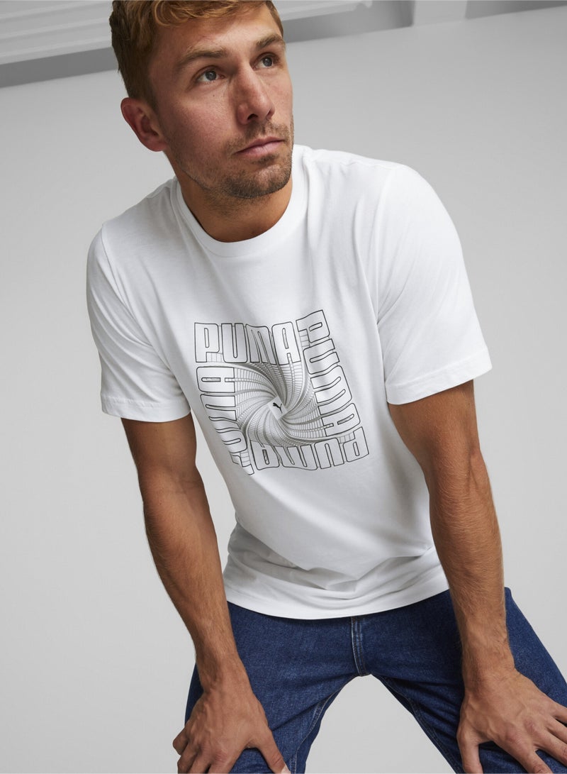 PUMA Reflective Graphic Mens Shortsleeve T-shirt  - Image 1