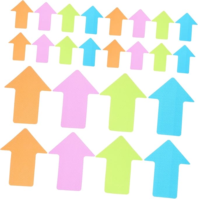 24 Pcs Arrow Design Carpet Markers For Classroom Floor Marking And Social Distancing - Image 1