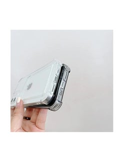 ten.tech TenTech Transparent cover with shockproof corners with card holder - card holder - heat-resistant polyurethane card holder for iPhone 11 - transparent  - Image 4