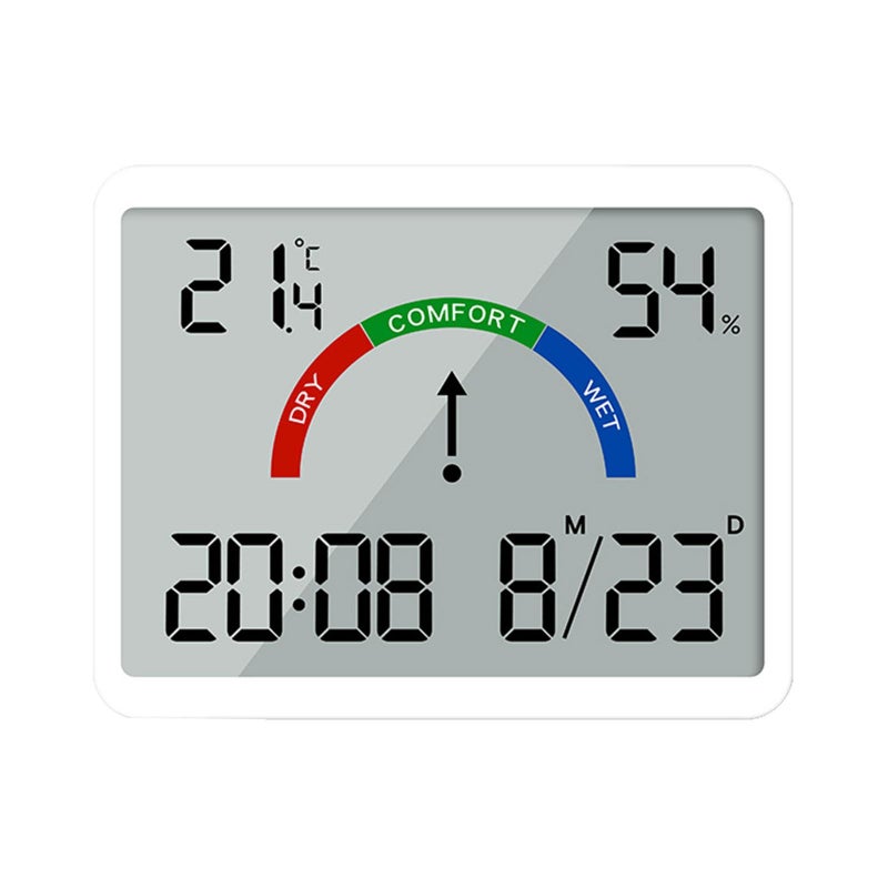 Modern Digital Wall Clock Battery Powered Quiet Alarm Clock For Living Room Kitchen Display - Image 2