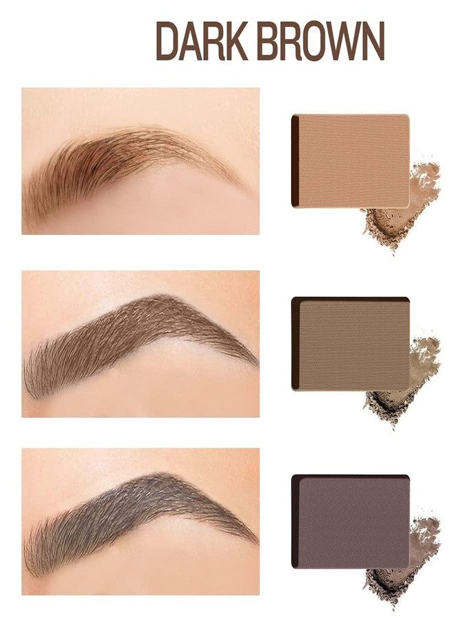 JAAYANSHA Eyebrow Drawing Palette 3 Shades With 1 Brush, Waterproof Non-Transfer Smudgeproof Eyebrow Palette, Ultimate Brow Kit,(Dark Brown,Light Brown,Brown) Pack Of 02 - Image 5