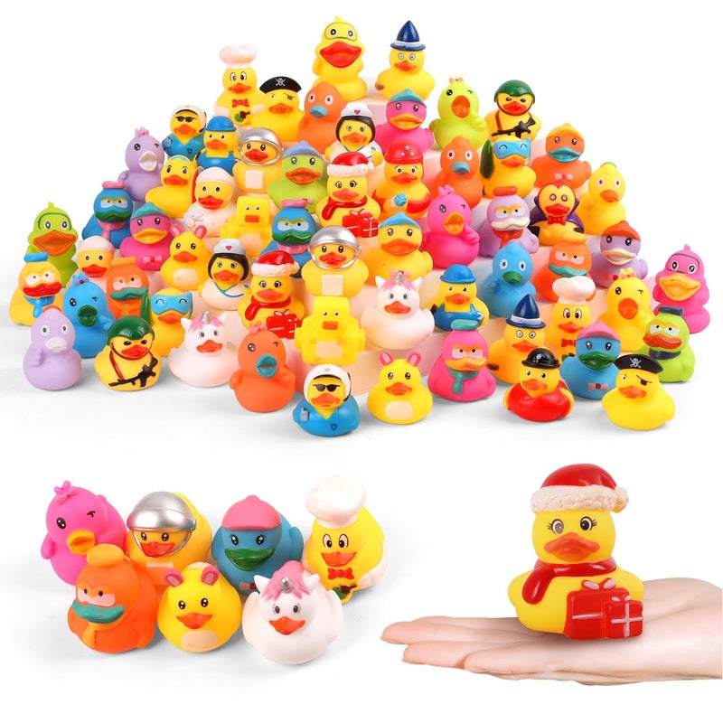 Umbresen Rubber Ducks Bath Toy in Bulk Assortment Jeep Ducks for Jeep Ducking Pool Rubber Ducky Floater Bathtub Toys Party Favors Birthday Gifts 100 - Image 3