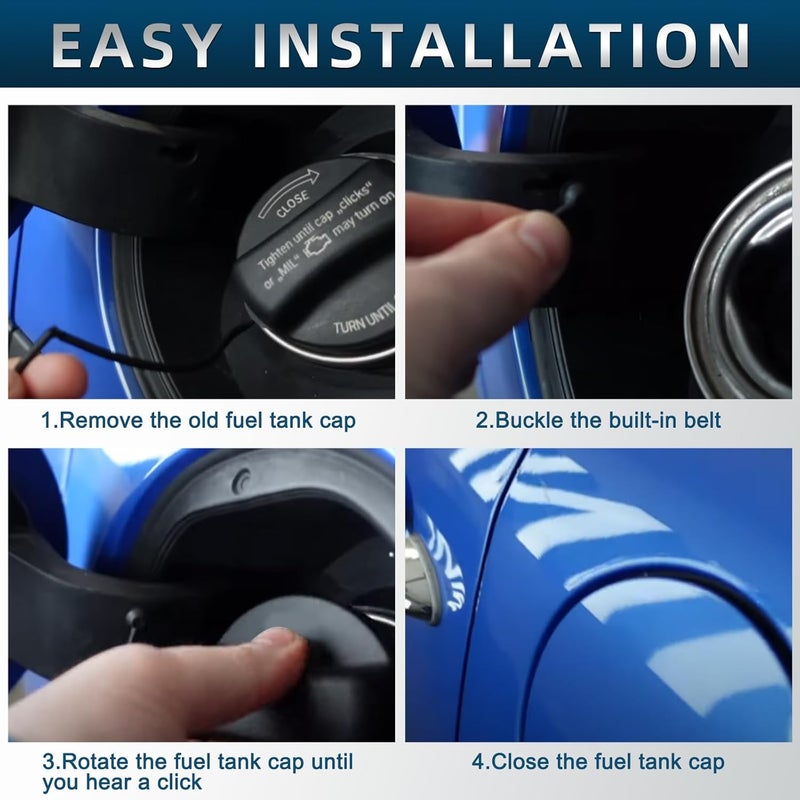 AUTOBABA Fuel Tank Cap Gas Cap Compatible with Mini Cooper& BMW X1 X2 X3 X4 X5 X6 128i 135i 228i 320i 323i 325i xi 328i 330i 335i 428i 525i 528i 530i 535i gt 645ci 650i 740i 745i Replace# 16117222391 - Image 5