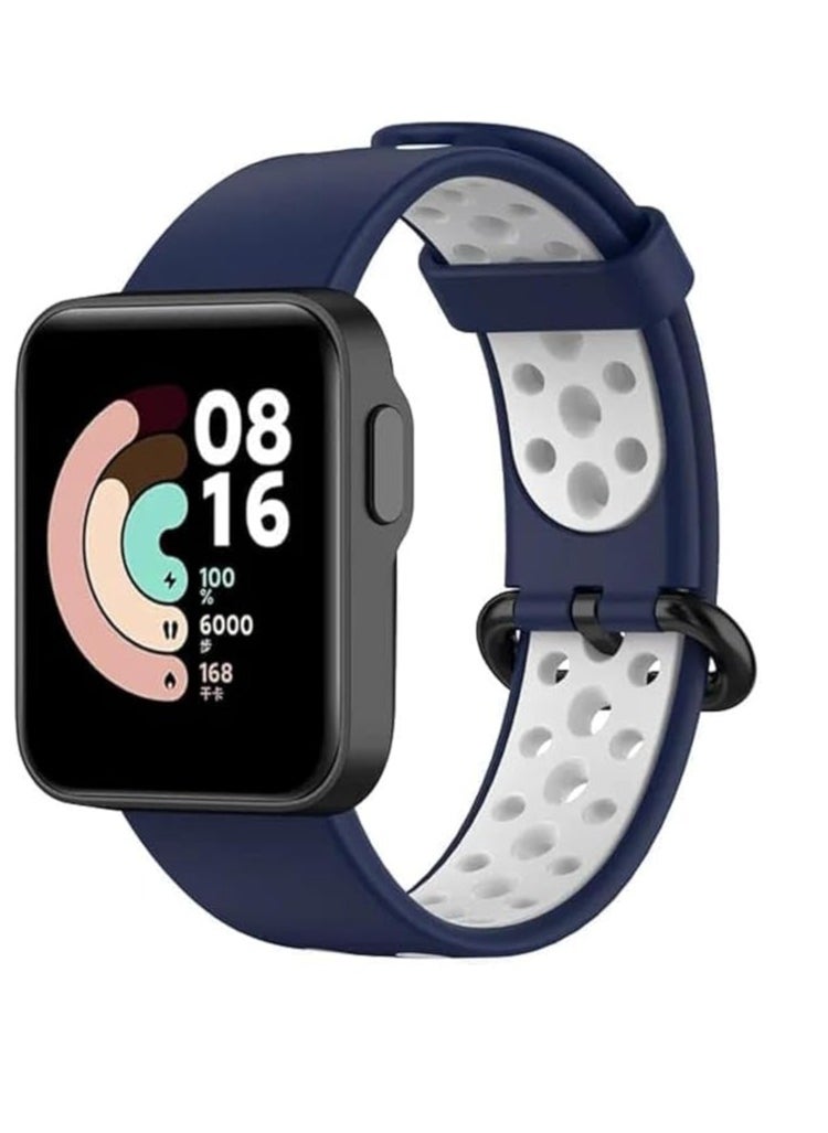 Navy color Silicon Replacement Strap For Compatible with Redmi watch 2 Lite/redmi watch 2 / xioami poco watch/mi watch 2 Lite