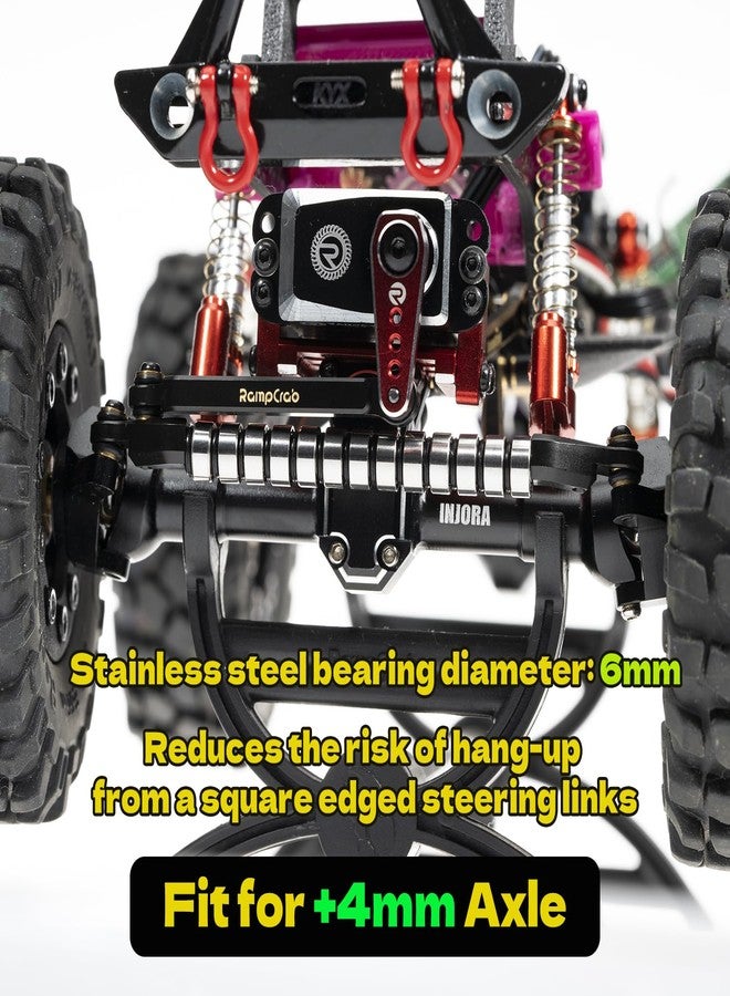 RampCrab Bearing Steering Link for SCX24 & AX24 +4mm axle on Each Side, 2Sets - Image 4