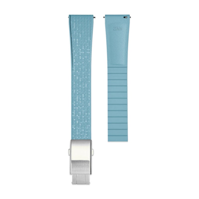 Bluejw Quick Release FKM Rubber Watch Strap 18mm 20mm 21mm 22mm - Premium Waterproof Replacement Band for Tissot & Omega Watches - Image 1