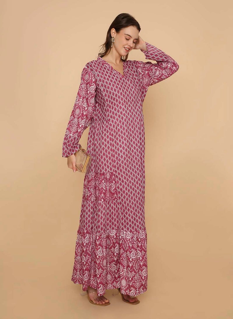 HANA & SARA Stylish long jalabiya dress arabic kaftan for womens - Image 5